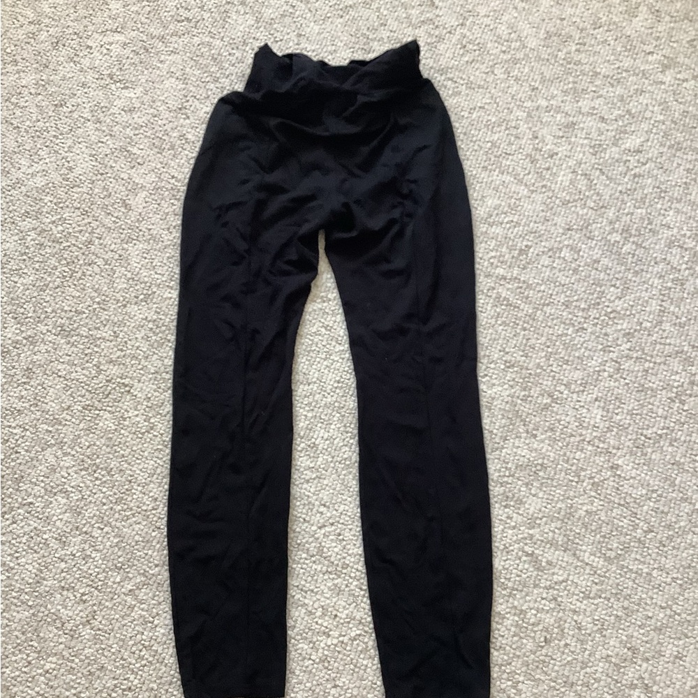 EUC Denim Society Maternity Black Pants Leggings S Full Panel - Picture 4 of 4
